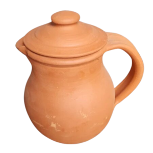 Brown Clay Water Jug