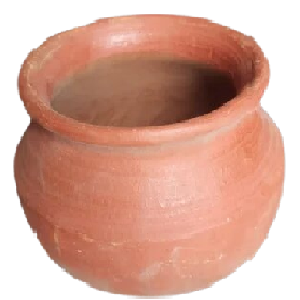 Clay Brown Cooking Pot